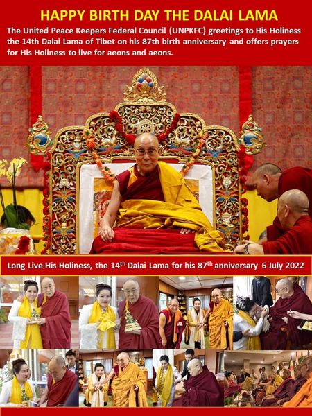 Long Live His Holiness , the 14th Dalai Lama for…