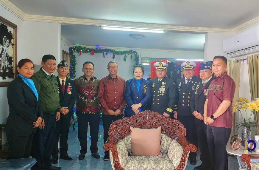 UNPKFC received a very warm welcome Celebration Christmas day in Indonesian Military Defense Attache home