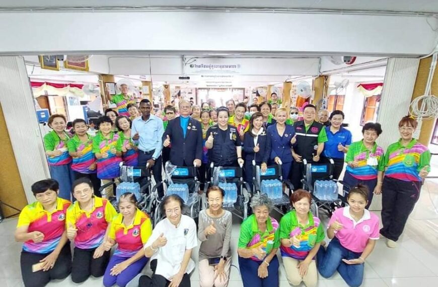 UNPKFC provided and donated wheelchairs as part of the organization’s humanitarian service to needy people.