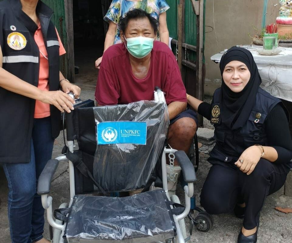 UNPKFC provided and donated wheelchairs as part of the organization’s…