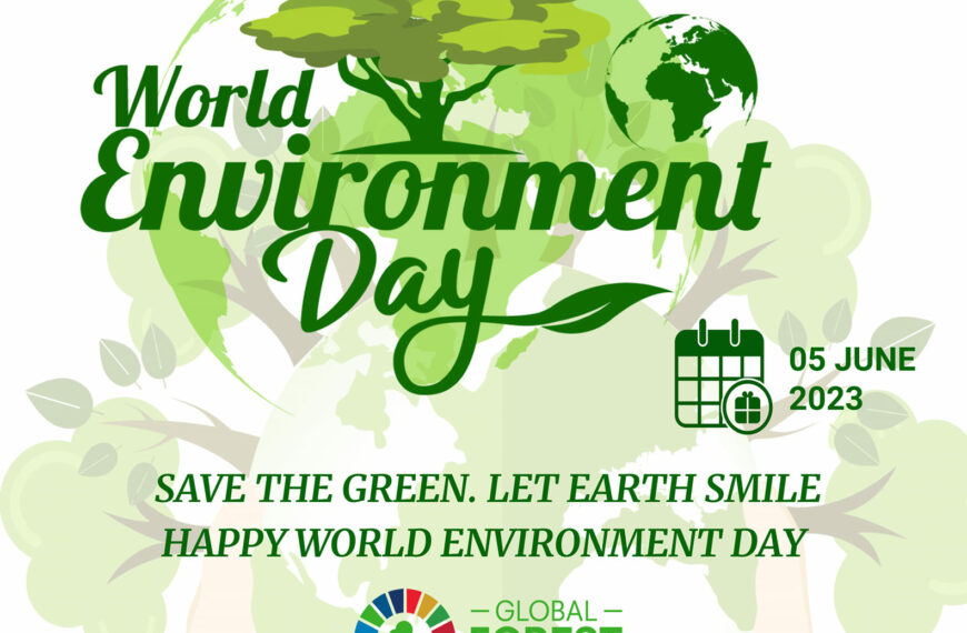 Save the GREEN. Let Earth SMILEUNPKFC Happy World Environment Day 2023.