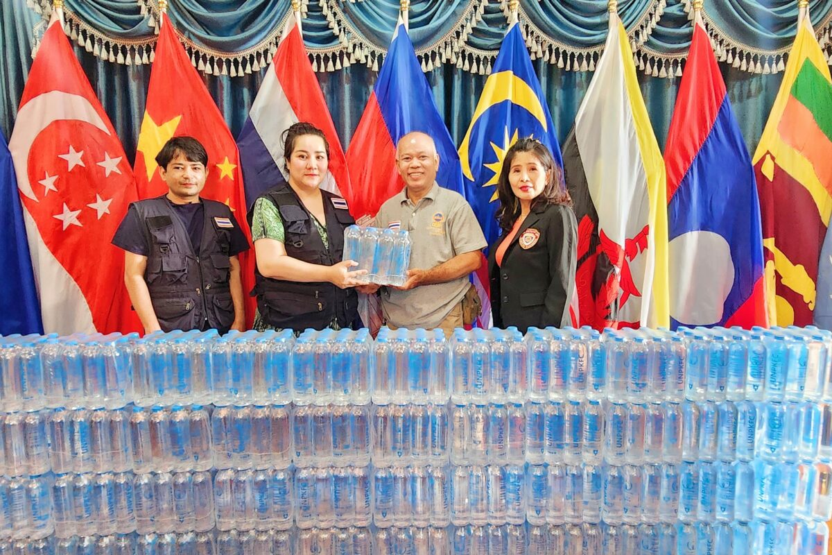 UNPKFC donated 1,250 bottles of drinking water to the Metropolitan…